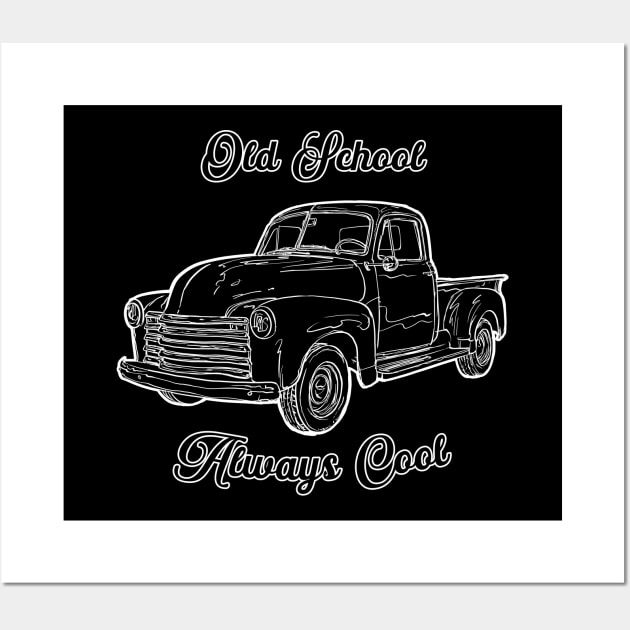 Old School Truck, Vintage, Classic Car Wall Art by StabbedHeart